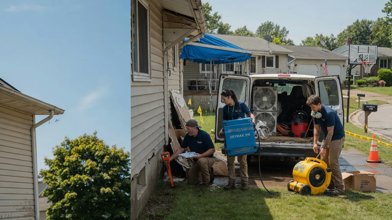 Ceiling Leak Cleanup in Republic, OH near me