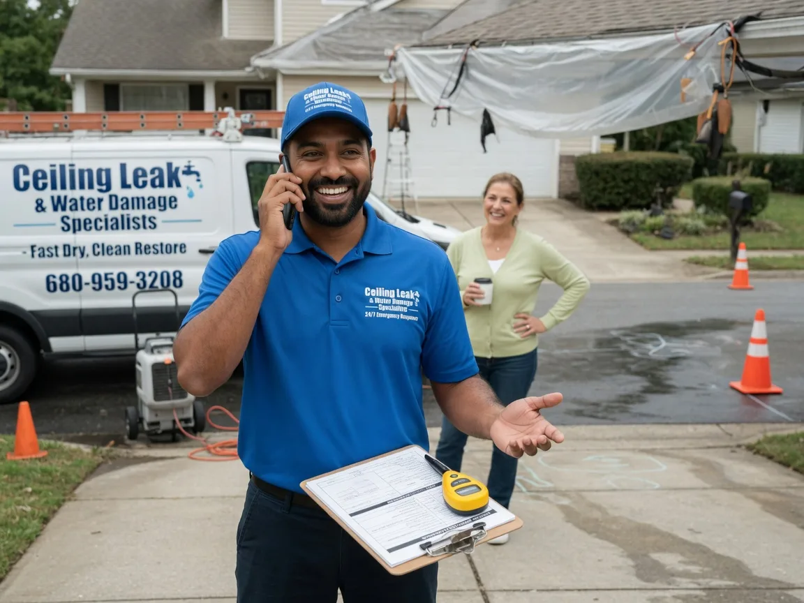 Ceiling Leak Cleanup Republic, OH FAQs